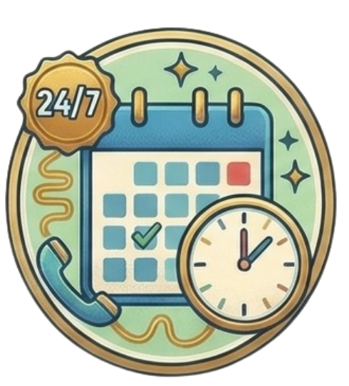 24/7 booking, AI reserve for you anytime